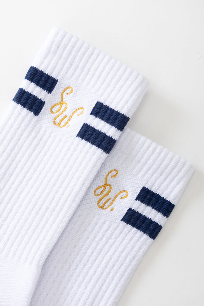 Service Works - Monogram Socks - White