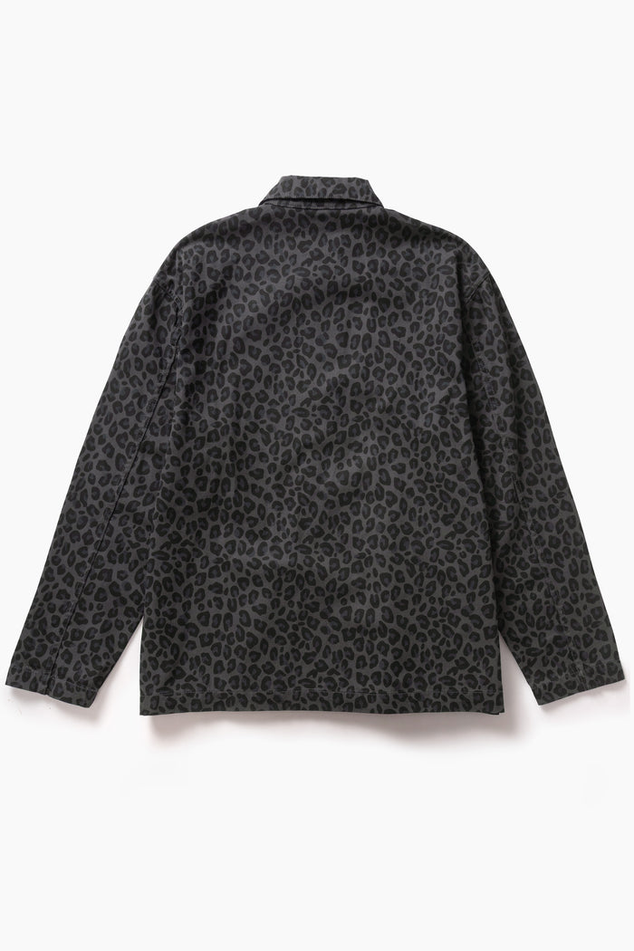 Service Works - Patterned Easy Chef Shirt - Black Leopard