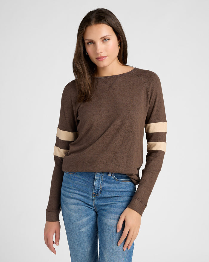 Heather Dark Chocolate/Heather Oatmeal / XS