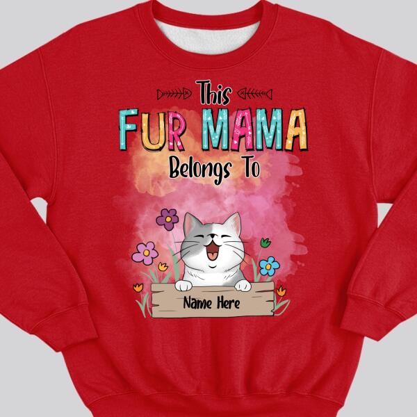 Sweatshirt (Light Color) / Red / S