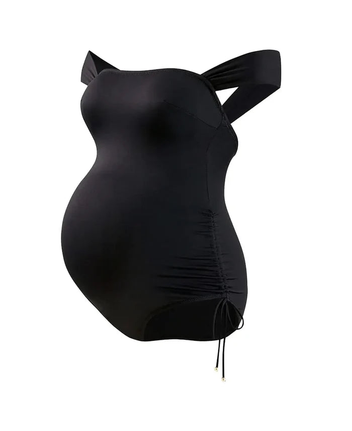 Toscane maternity swimwear black - Swimsuit