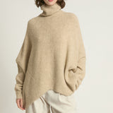 Turtleneck Sweater with Dolman Sleeves (Notch Knit)