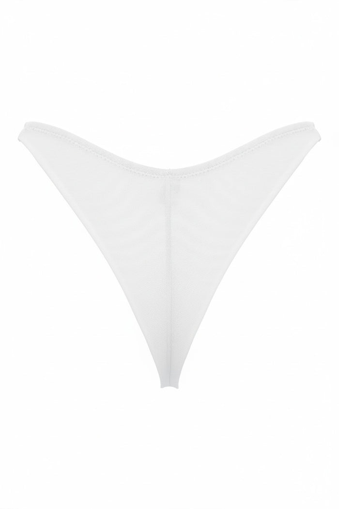 Understar white braziliana thongs