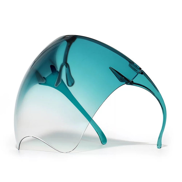 Turquoise and clear white