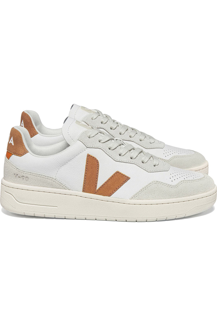 V-90 Leather Sneaker - Extra White Umber