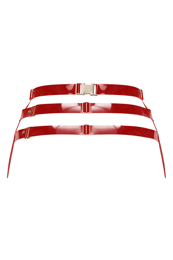 Valkyrie Red open skirt by Secret Room