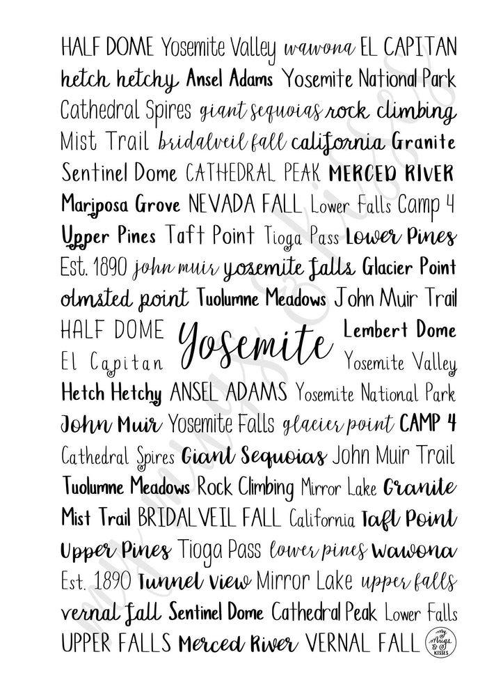 Yosemite Spiral Notebook