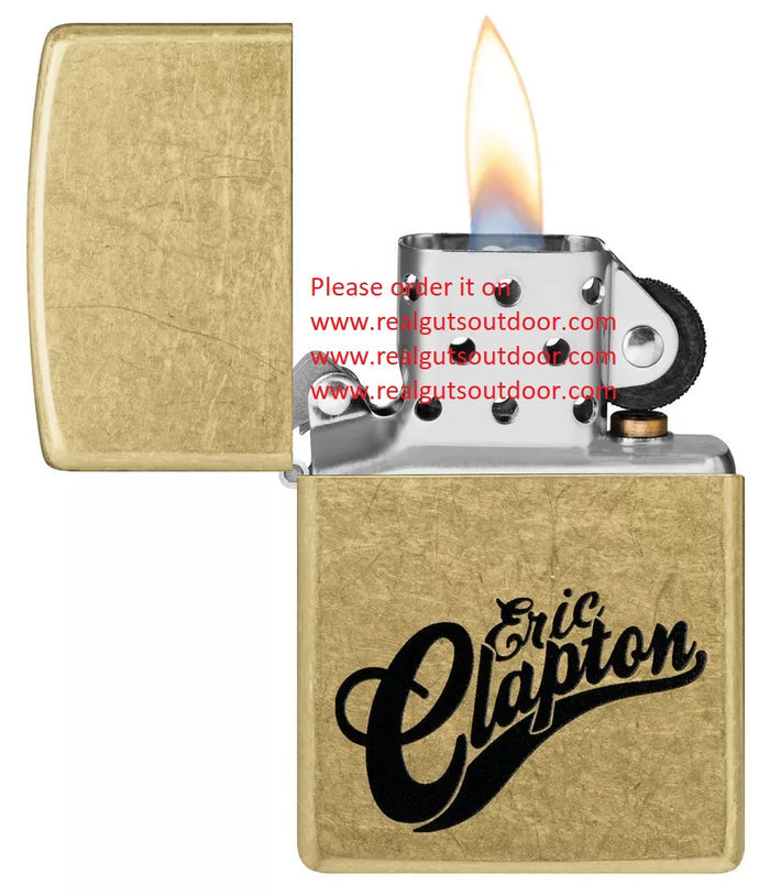 Zippo Eric Clapton Logo Street Brass 46162