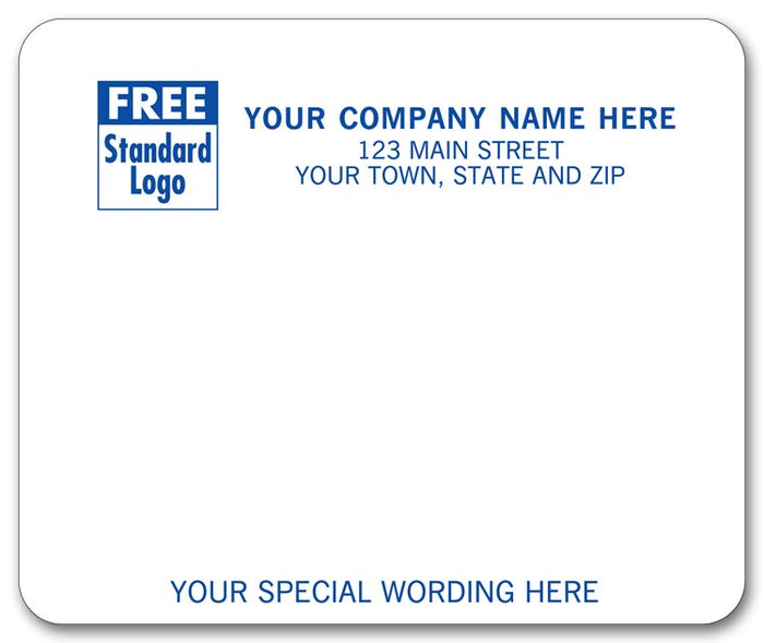 12691 Mailing Labels Laser Inkjet White 4 x 3 1/3" QTY 600