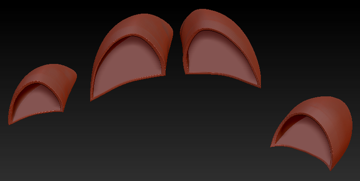 4 Finger Hoof Cap Set