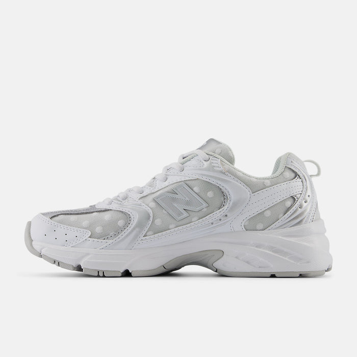 530 White with Silver Metalic