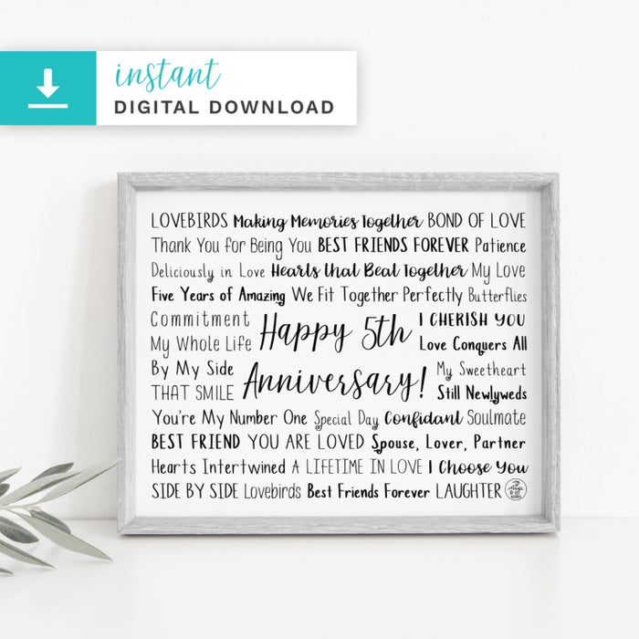 5th Anniversary Digital Download