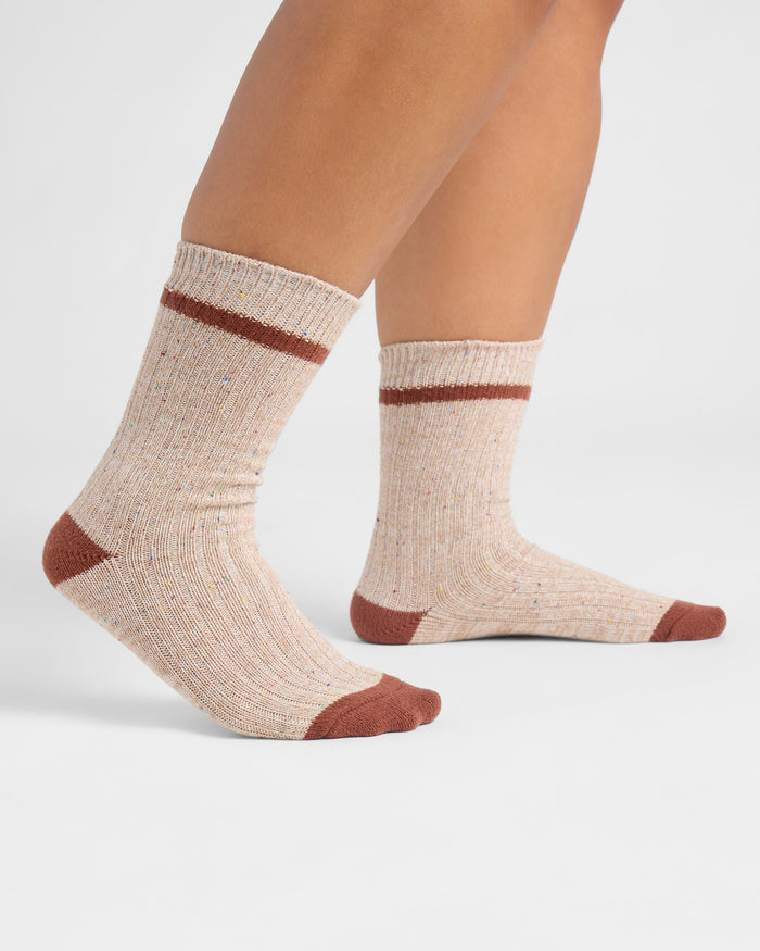 Multi Neps $|& MUK LUKS 6 Pack Microfiber Boot Socks - VOF Front
