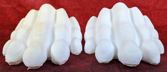 8.4" Wide Rodent Small Foam Paw Set