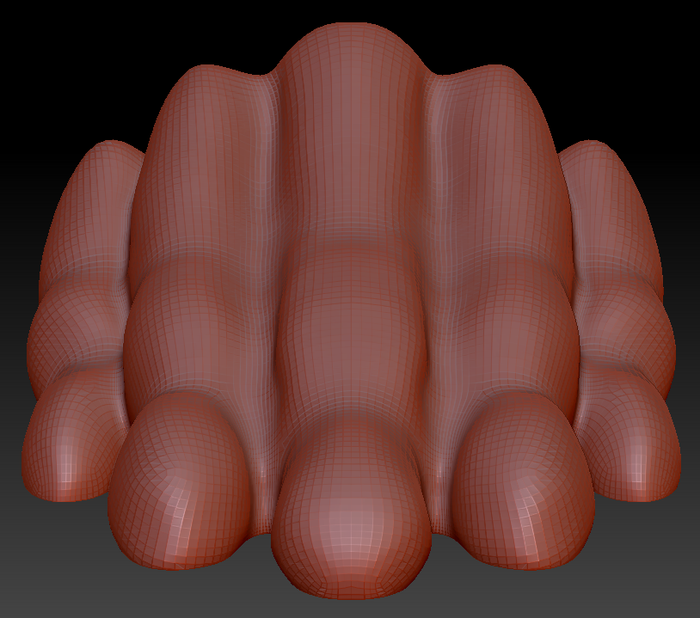 8.4" Wide Rodent Small Foam Paw Set