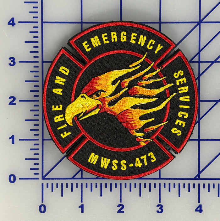 Official MWSS-473 Fire And Emergency Services Patch