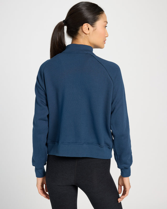 Ink Navy $|& Interval Ace Track Jacket - SOF Back