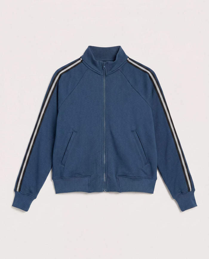 Ink Navy $|& Interval Ace Track Jacket - Hanger Detail