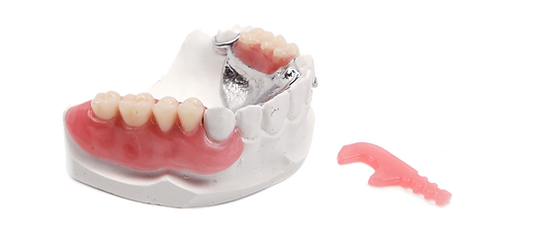 AcryFlex Pre Made Clasp PINK/ CLEAR pk/10