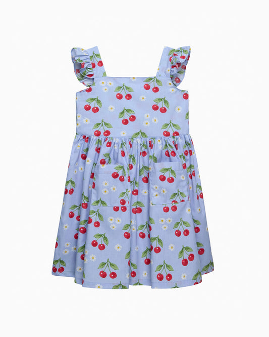 Confiture Dress Adelina Summer Frill Dress in Cherry & Daisy