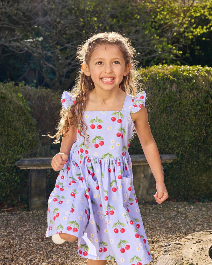 Confiture Dress Adelina Summer Frill Dress in Cherry & Daisy