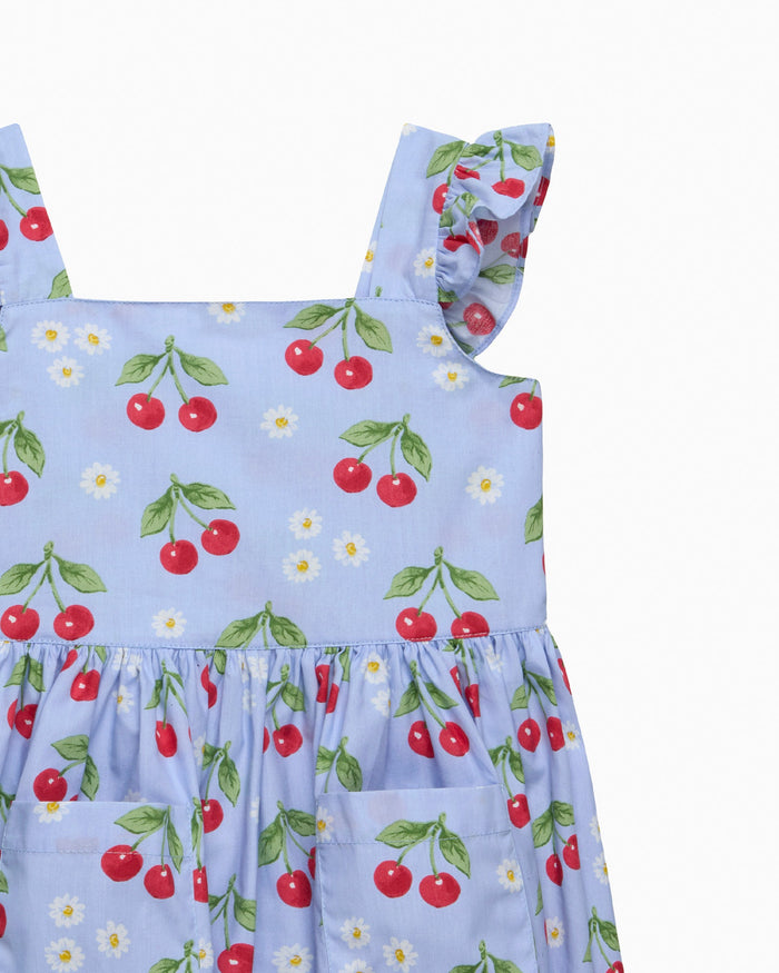 Confiture Dress Adelina Summer Frill Dress in Cherry & Daisy