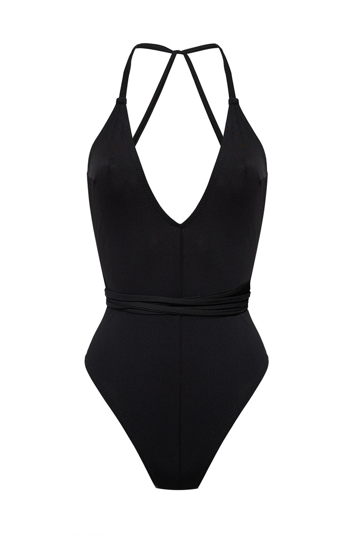 Adriana Black swimsuit