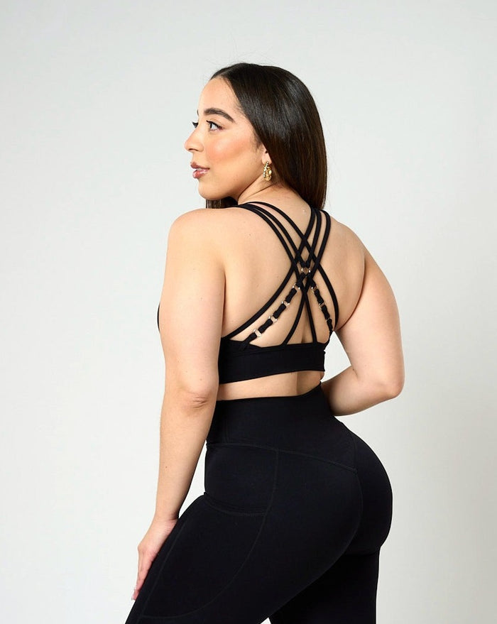 Adriana Sports Bra - Black
