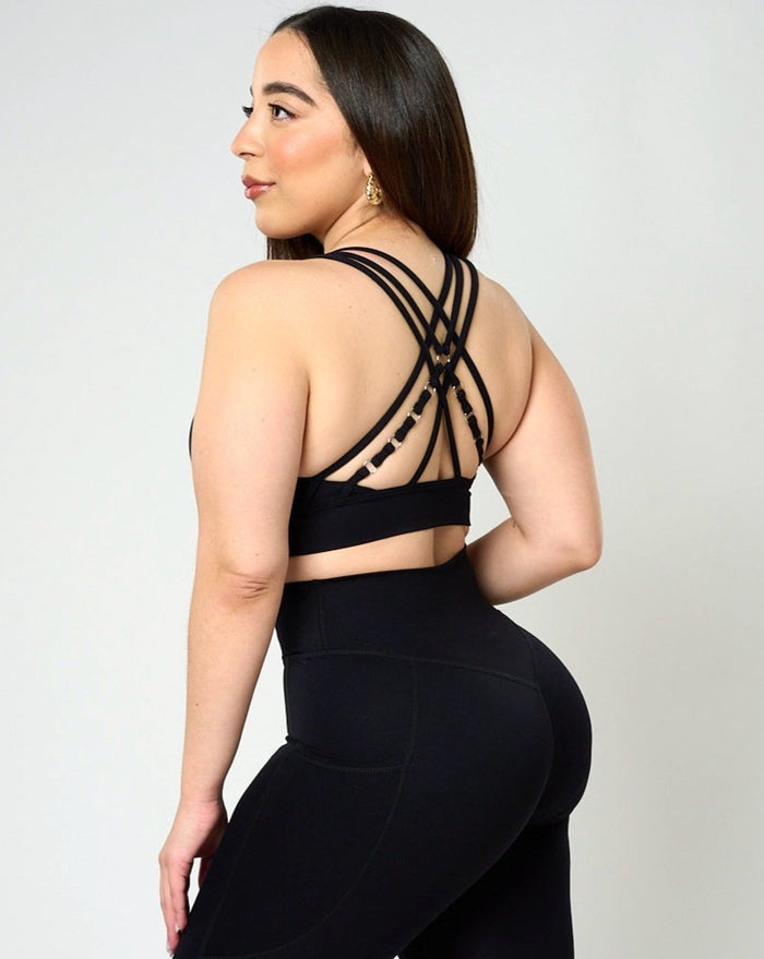 Adriana Sports Bra - Black