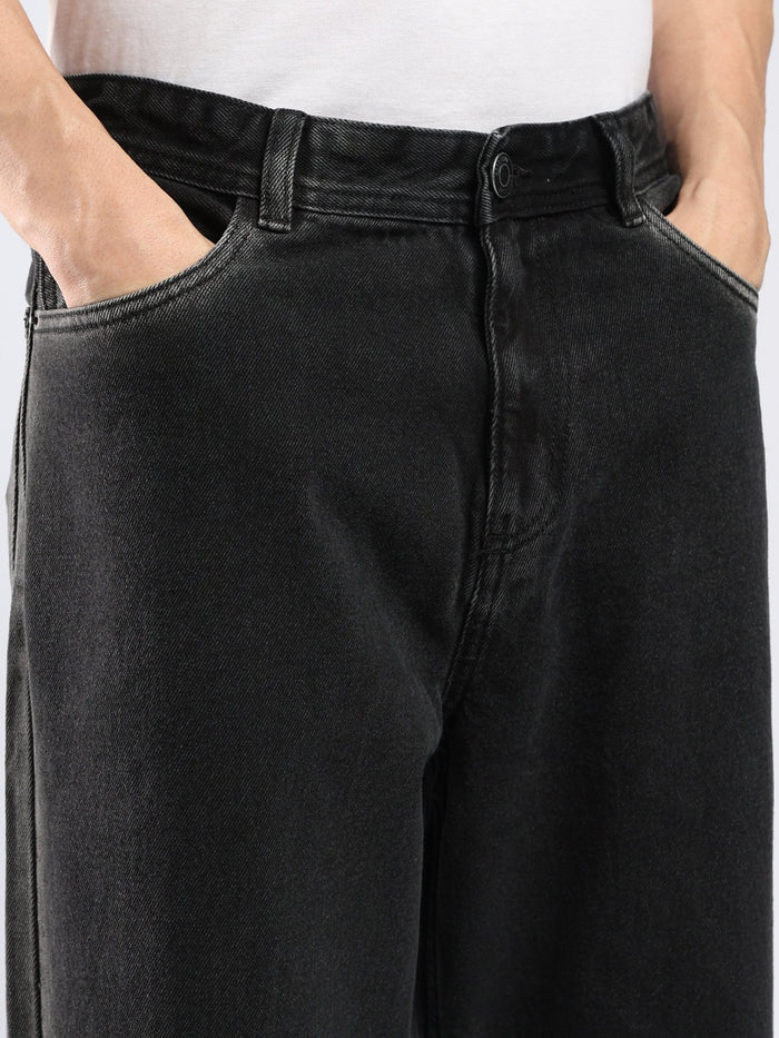 Aether - Wide Fit Jeans - Black Shade