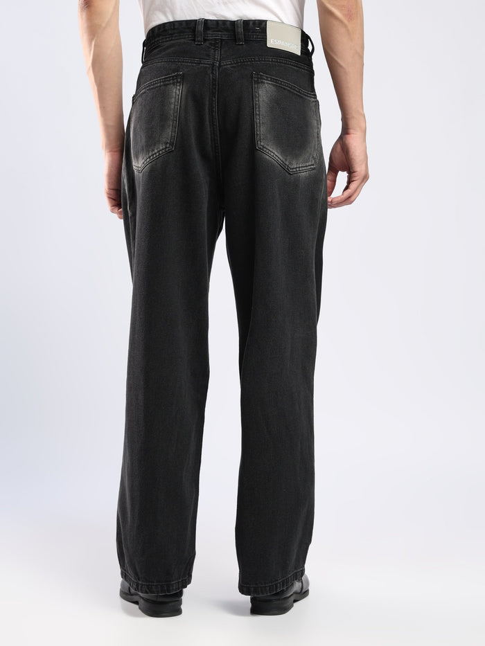Aether - Wide Fit Jeans - Black Shade