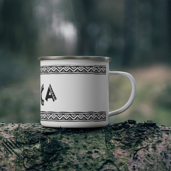 Africa Enamel Mug