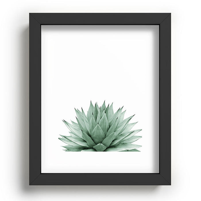 Agave Green Summer Vibes Recessed Framing Rectangle