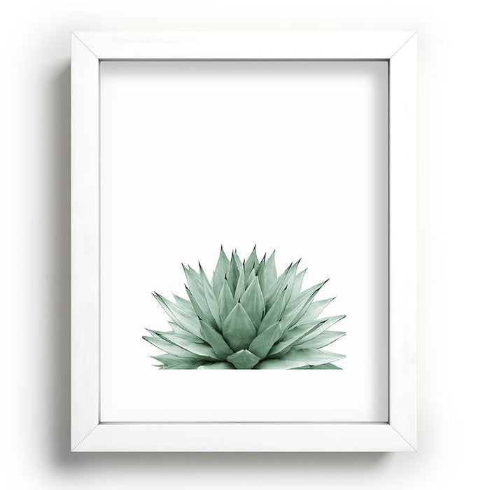Agave Green Summer Vibes Recessed Framing Rectangle