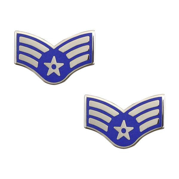 Air Force Metal Chevron: Senior Airman