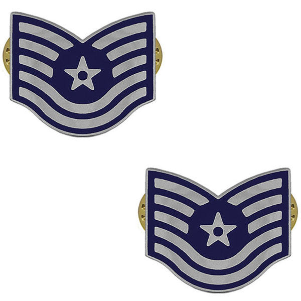 Air Force Metal Chevron: Technical Sergeant