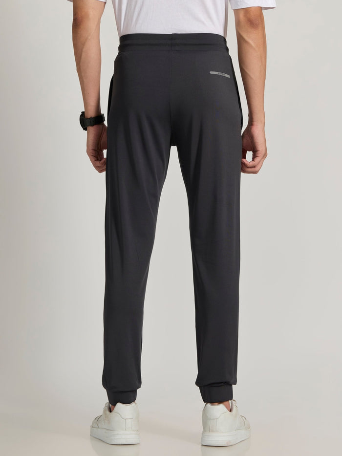 Men's Track Pant -in Dark Gray color with drawstring.
