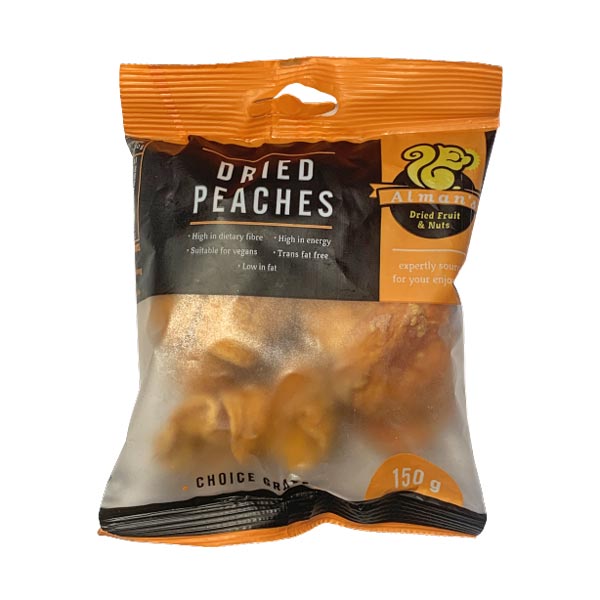 Alman's Dried Cling Peaches, 150g