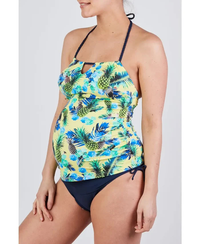 Aloha maternity Tankini yellow