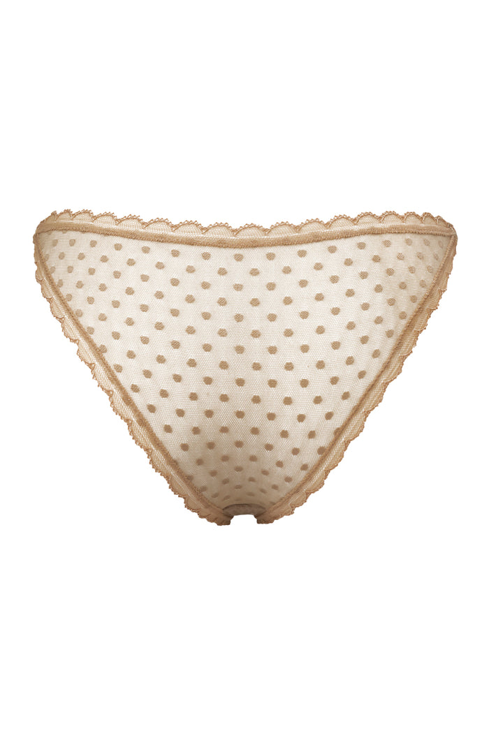 Amari beige dots panties