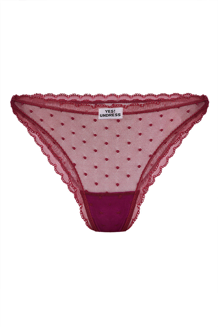 Amari maroon panties