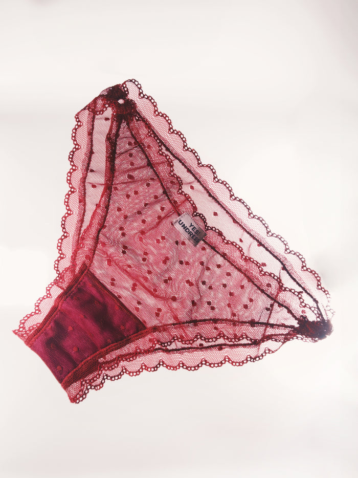 Amari maroon panties