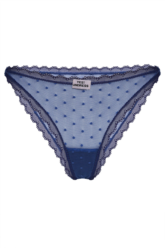 Amari navy dots panties