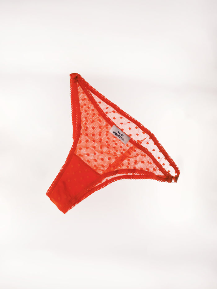 Amari red panties
