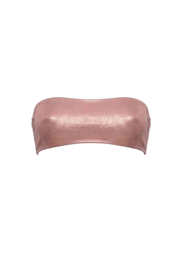 Amelita pink gold bikini top