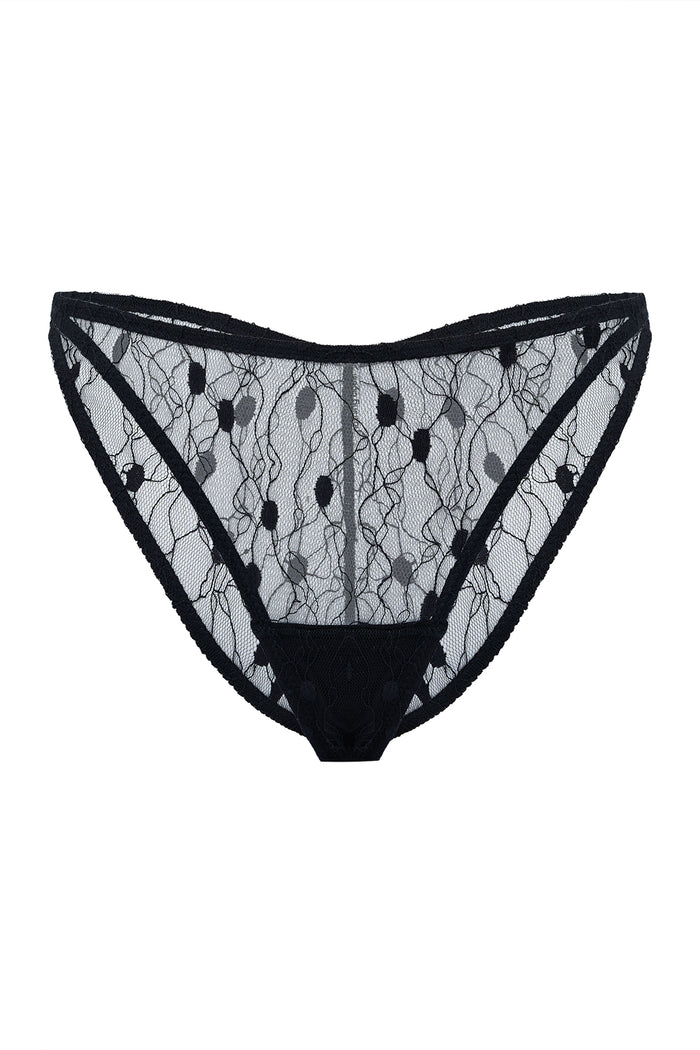 Angelita black slip panties