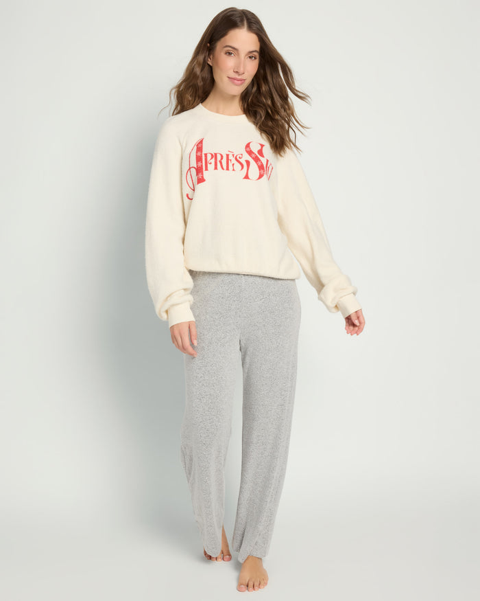 Cream $|& Project Social T Apres Ski Sherpa Sweatshirt - UGC On Fig