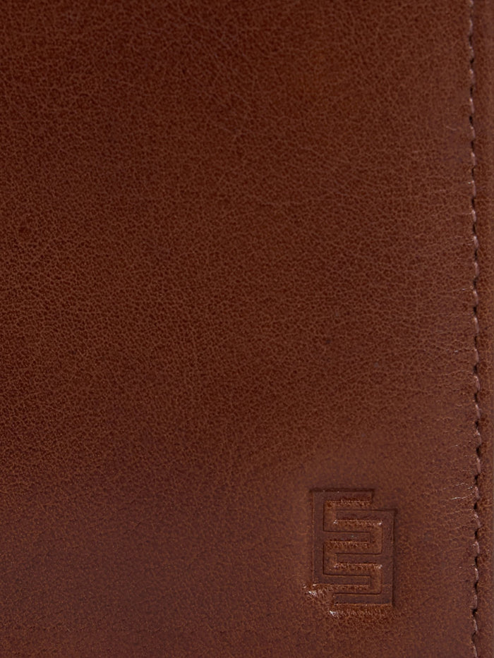 Arctic-3 - Bi-Fold Leather Wallet - Brown