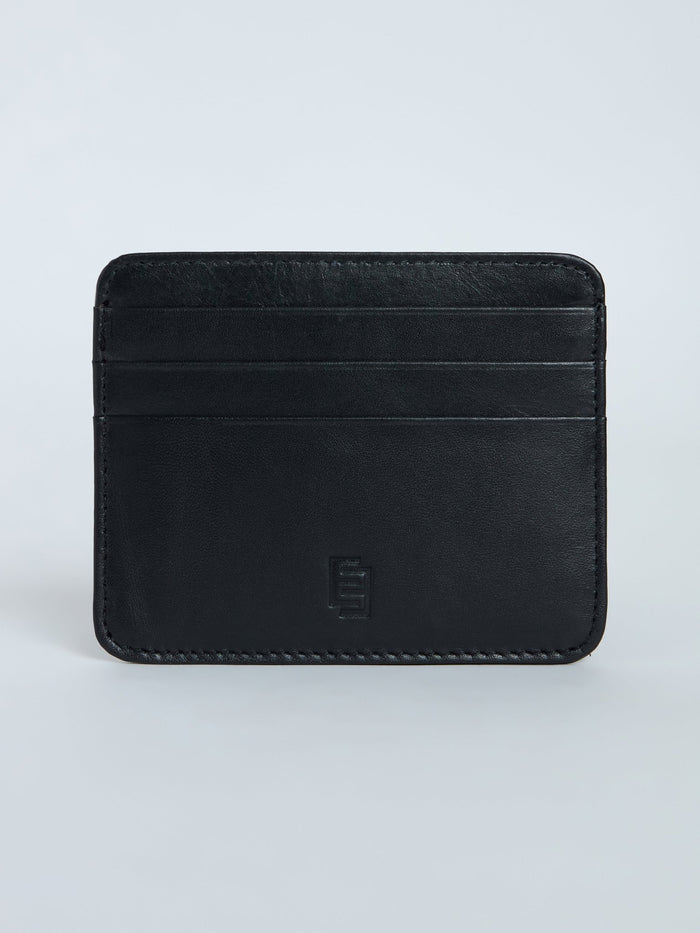 Arctic-7 - Card Holder Leather Wallet - Black