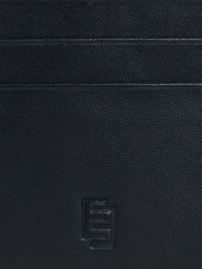 Arctic-7 - Card Holder Leather Wallet - Black